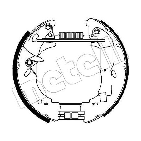 Jeu de mâchoires de frein...