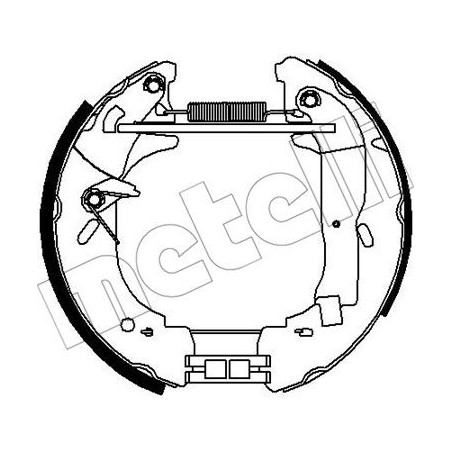 Jeu de mâchoires de frein...