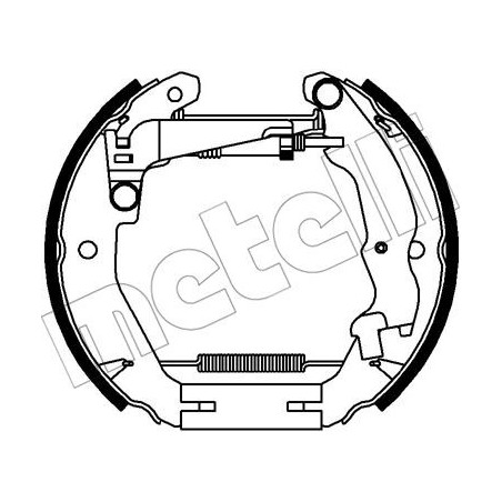 Jeu de mâchoires de frein...