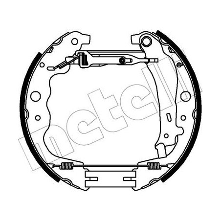 Jeu de mâchoires de frein METELLI