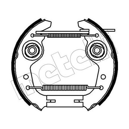 Jeu de mâchoires de frein...