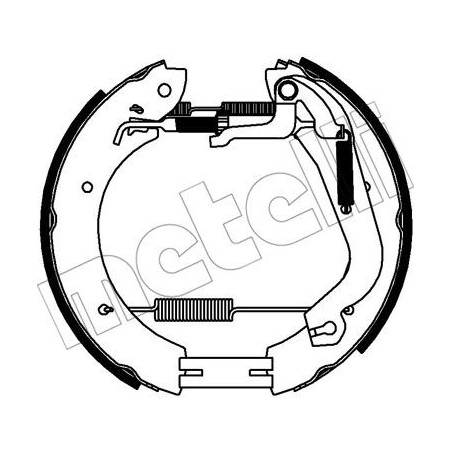 Jeu de mâchoires de frein...