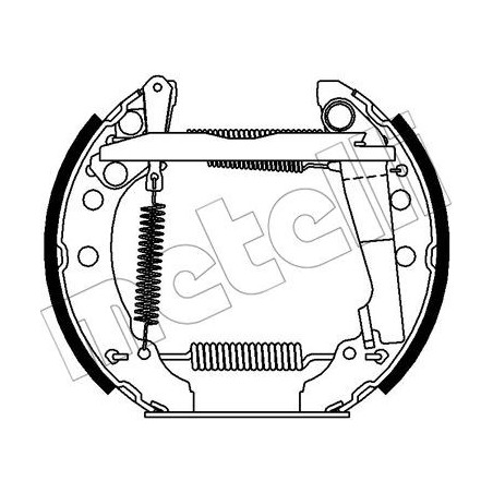 Jeu de mâchoires de frein...