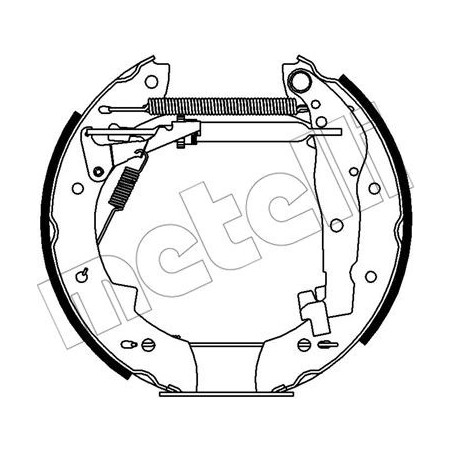 Jeu de mâchoires de frein...