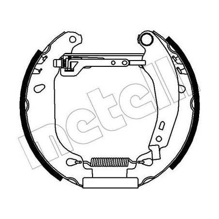 Jeu de mâchoires de frein...