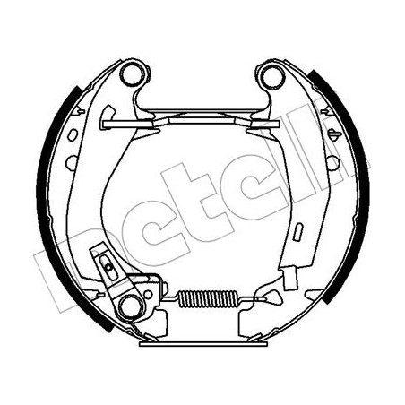 Jeu de mâchoires de frein...