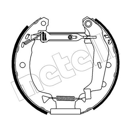 Jeu de mâchoires de frein...