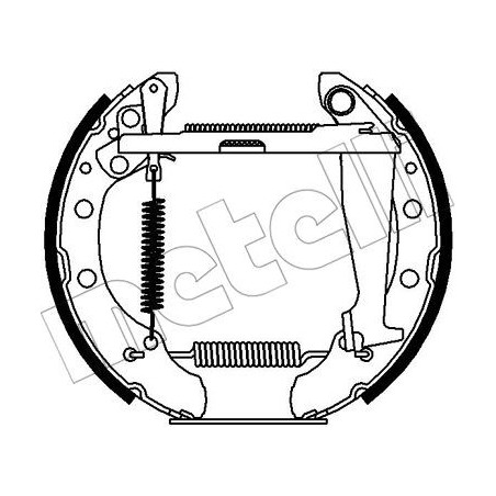 Jeu de mâchoires de frein...