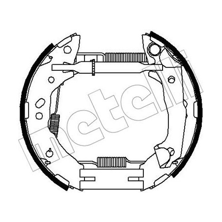 Jeu de mâchoires de frein...
