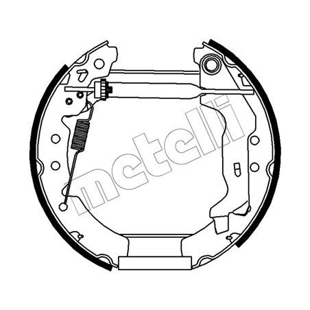 Jeu de mâchoires de frein...