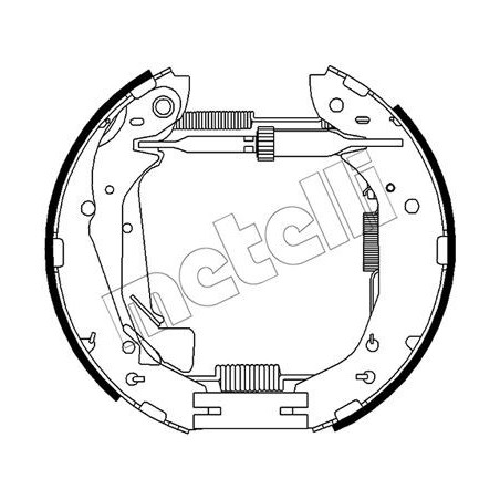Jeu de mâchoires de frein...