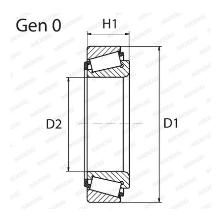 Roulement de roue MOOG
