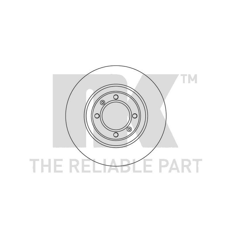 Disque de frein à l'unité NK