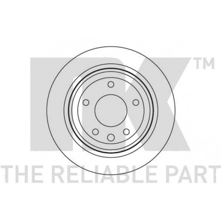 Jeu de 2 disques de frein NK