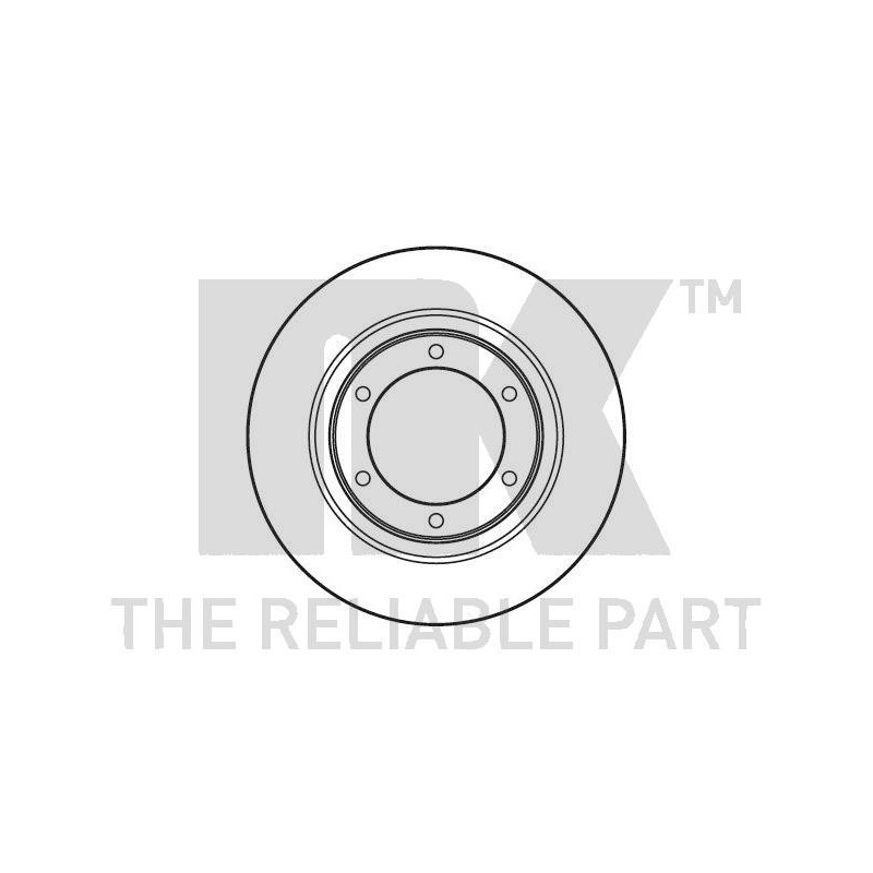 Jeu de 2 disques de frein NK