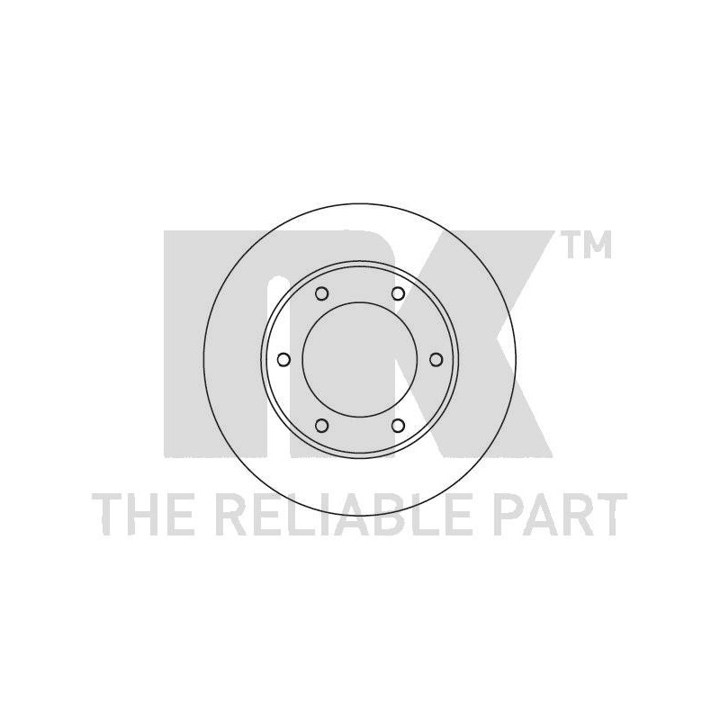 Jeu de 2 disques de frein NK