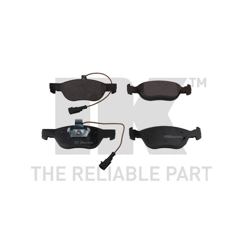 Jeu de quatre plaquettes de frein à disque NK