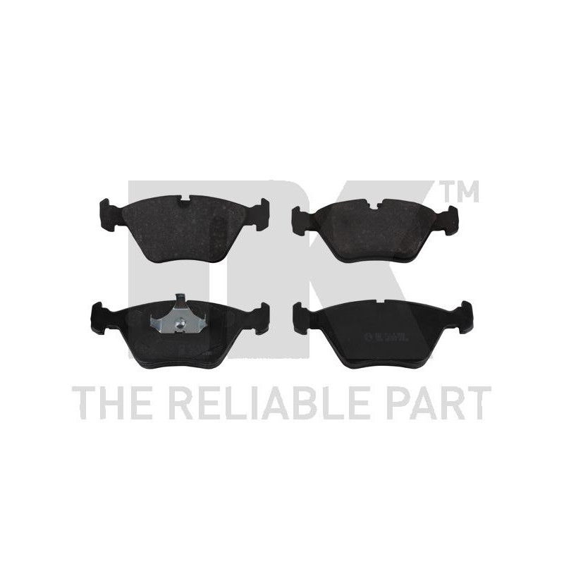 Jeu de quatre plaquettes de frein à disque NK