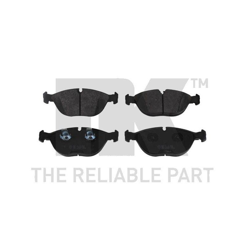 Jeu de quatre plaquettes de frein à disque NK