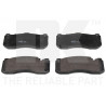 Jeu de quatre plaquettes de frein à disque NK