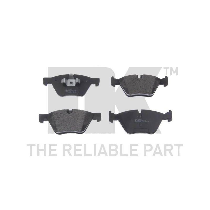 Jeu de quatre plaquettes de frein à disque NK