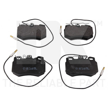 Jeu de quatre plaquettes de frein à disque NK