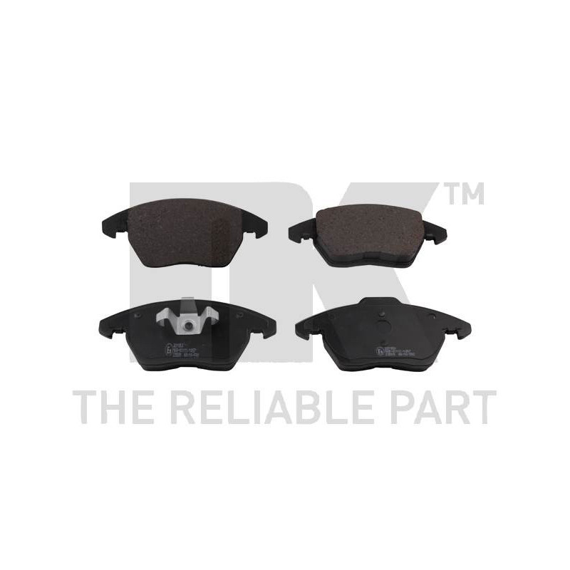 Jeu de quatre plaquettes de frein à disque NK