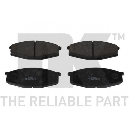 Jeu de quatre plaquettes de frein à disque NK