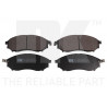 Jeu de quatre plaquettes de frein à disque NK