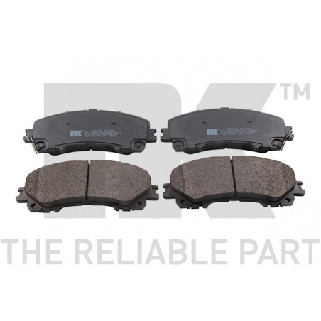 Jeu de quatre plaquettes de frein à disque NK