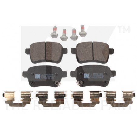 Jeu de quatre plaquettes de...