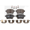 Jeu de quatre plaquettes de frein à disque NK