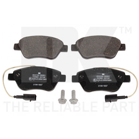 Jeu de quatre plaquettes de...