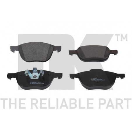 Jeu de quatre plaquettes de frein à disque NK