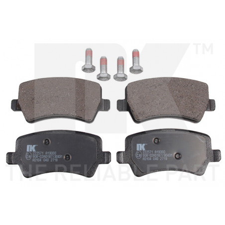 Jeu de quatre plaquettes de...