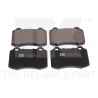 Jeu de quatre plaquettes de frein à disque NK