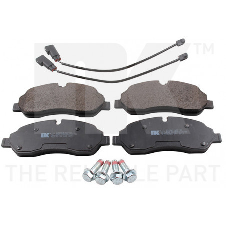 Jeu de quatre plaquettes de frein à disque NK