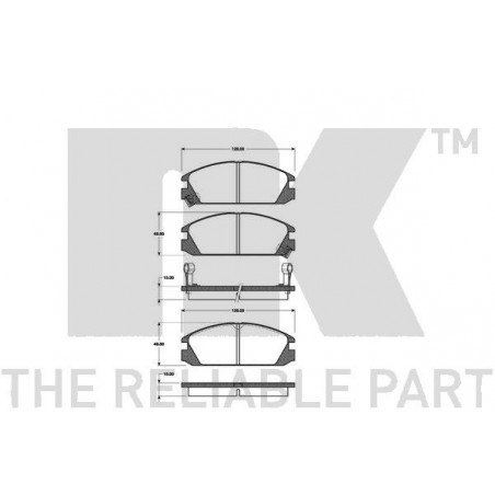 Jeu de quatre plaquettes de...