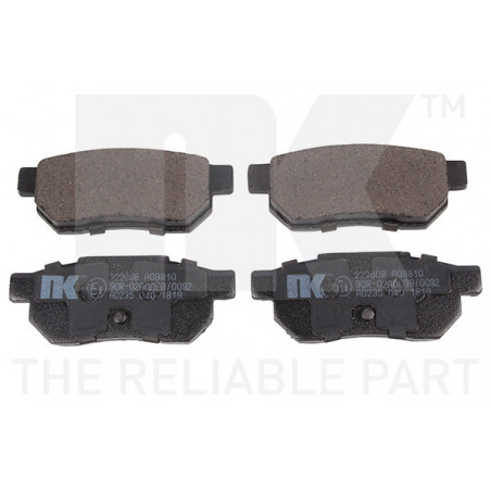 Jeu de quatre plaquettes de...