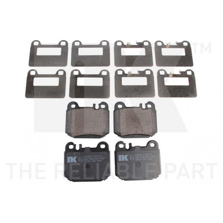 Jeu de quatre plaquettes de...