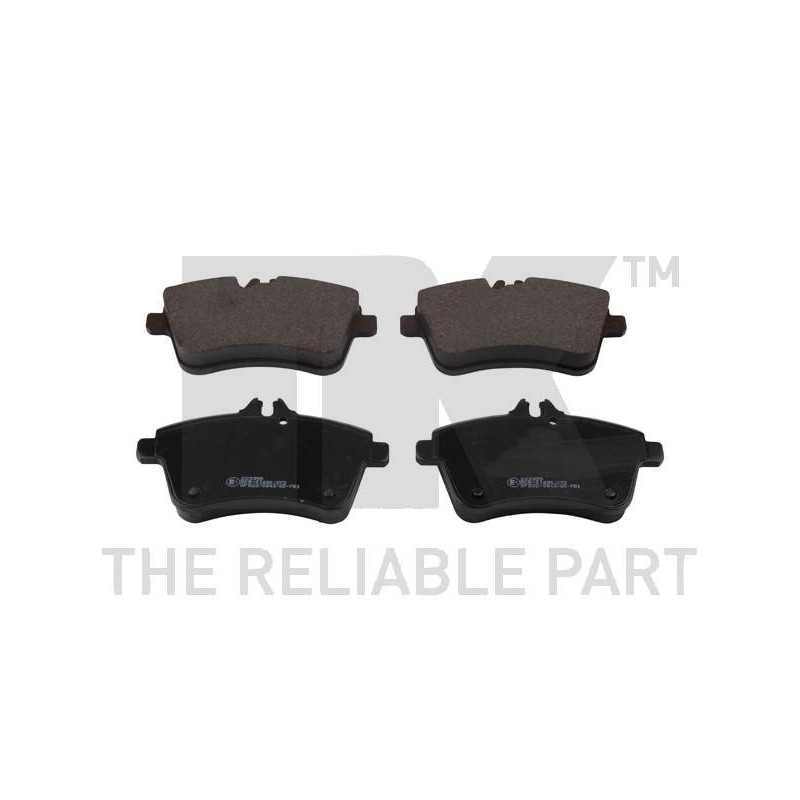 Jeu de quatre plaquettes de frein à disque NK