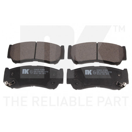 Jeu de quatre plaquettes de...