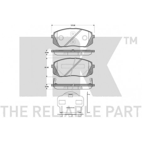 Jeu de quatre plaquettes de...