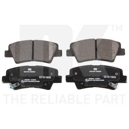 Jeu de quatre plaquettes de...