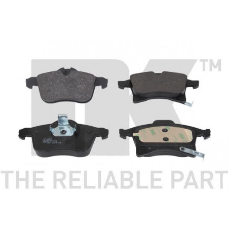 Jeu de quatre plaquettes de frein à disque NK