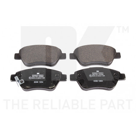 Jeu de quatre plaquettes de...