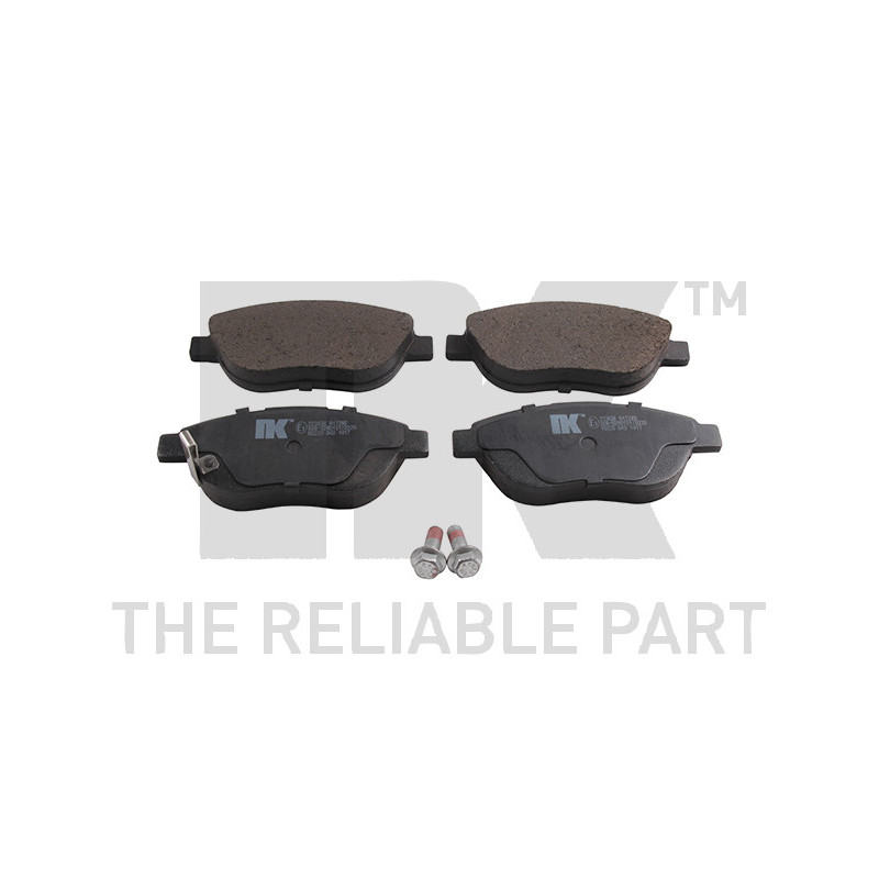 Jeu de quatre plaquettes de frein à disque NK