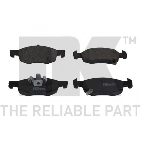 Jeu de quatre plaquettes de frein à disque NK