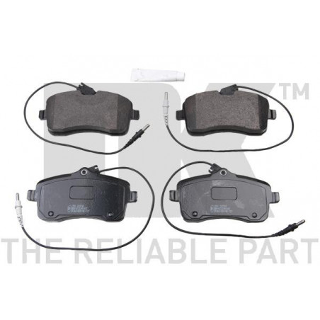 Jeu de quatre plaquettes de frein à disque NK