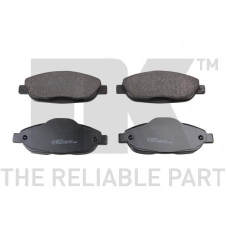 Jeu de quatre plaquettes de frein à disque NK